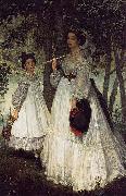 James Tissot Two Sisters oil on canvas